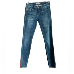 Etienne Marcel Signature Skinny With Red Zipper Detail